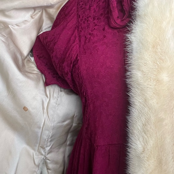 Vintage Real Fur Coat Woman’s Jacket Silk Lining - Picture 11 of 11